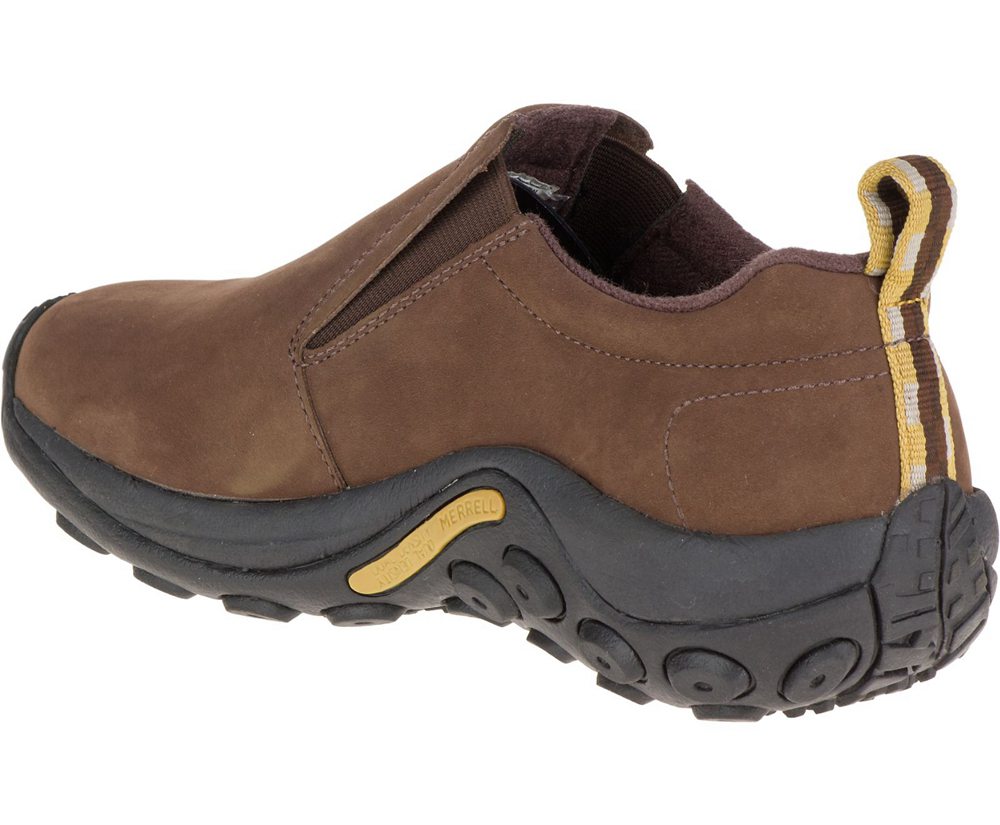 Merrell Slip Ons Brown - Jungle Moc Nubuck - Womens 69DJBKMXI